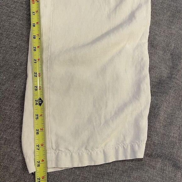 Tommy Bahamas Mens 35x28.5 Pants Linen Silk Blend Beige - Picture 9 of 9